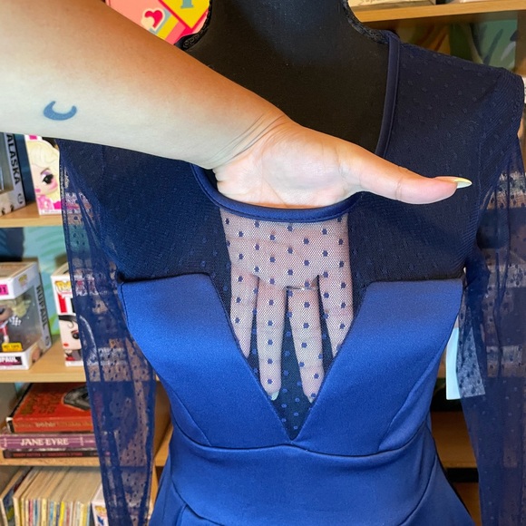 Midnight Blue Dress Size M - Picture 3 of 6